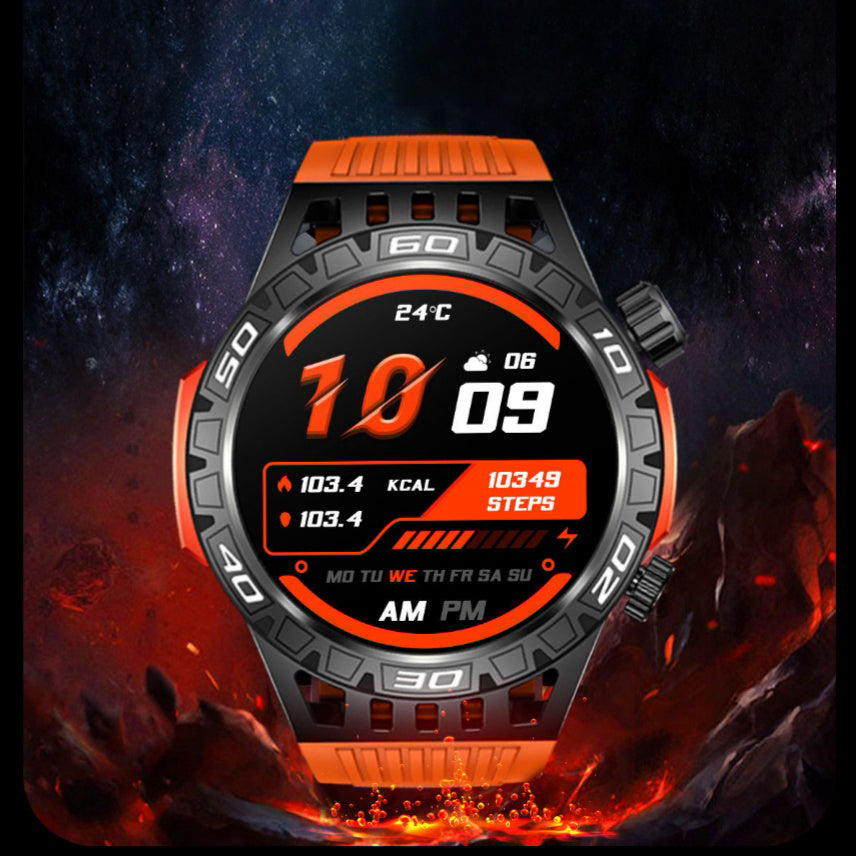 Outdoor Bluetooth Calling HT22 Compass Flashlight Heart Rate Blood Pressure More Than Sport Smart Watch