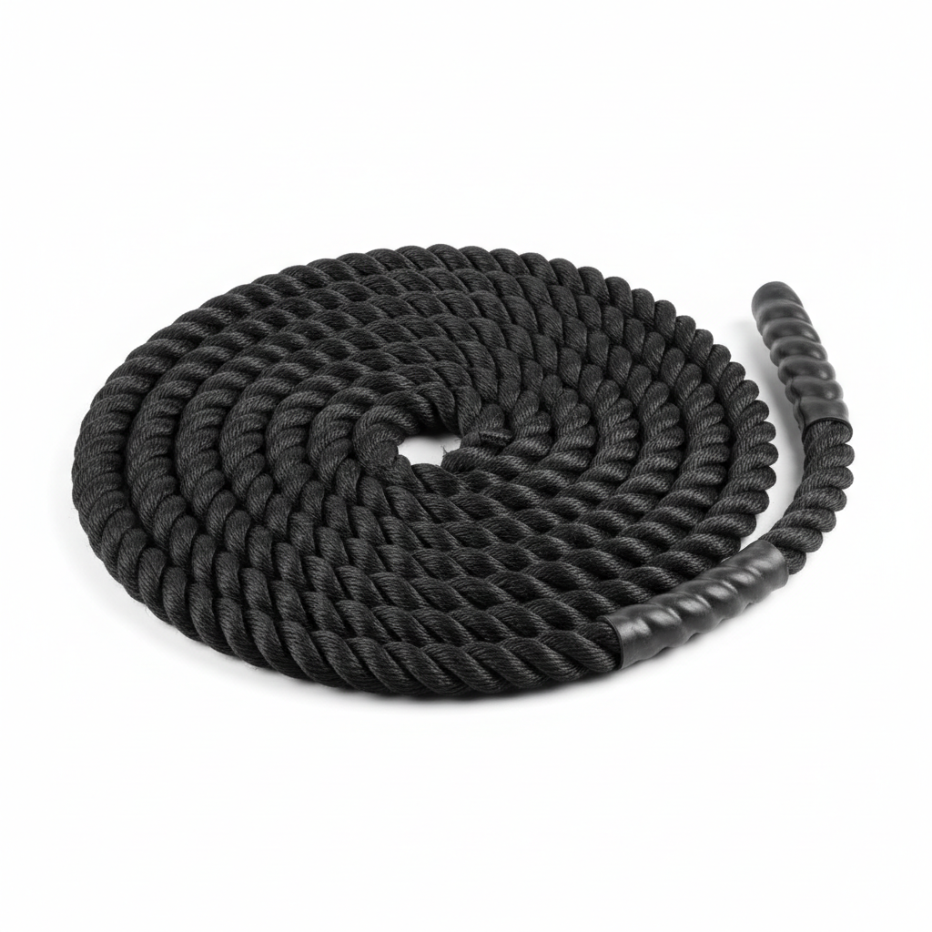 Heavy-duty battle ropes for training