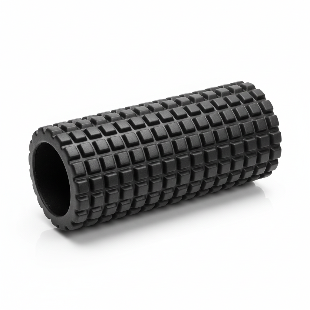 Textured foam roller for muscle recovery